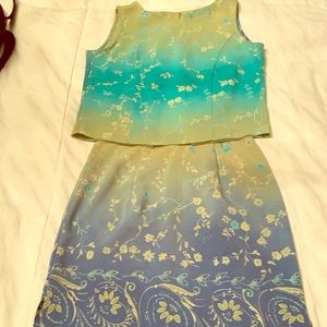 Skirt and top outfit